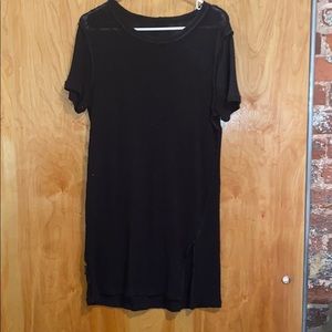 Oliviaceous Mini T-shirt dress with slit